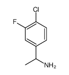 1-(4-氯-3-氟苯基)乙-1-胺结构式