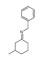 N-3-methylcyclohexylidenebenzylamine Structure