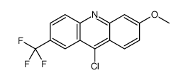 9-chloro-6-methoxy-2-(trifluoromethyl)acridine Structure