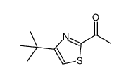 1-(4-叔丁基-2-噻唑基)乙酮结构式