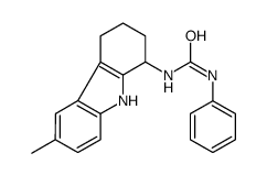 1-(6-methyl-2,3,4,9-tetrahydro-1H-carbazol-1-yl)-3-phenylurea结构式