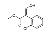 BENZENEACETIC ACID, 2-CHLORO-.ALPHA.-(HYDROXYMETHYLENE)-, METHYL ESTER structure