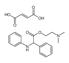 GLYCINE, N,2-DIPHENYL-, 2-(DIMETHYLAMINO)ETHYL ESTER, MALEATE结构式