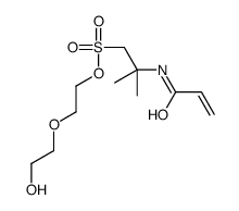 2-(2-hydroxyethoxy)ethyl 2-methyl-2-[(1-oxoallyl)amino]propanesulphonate结构式