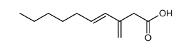 (E)-3-methylene-decenoic acid Structure