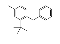 1-benzyl-4-methyl-2-(2-methylbutan-2-yl)benzene Structure