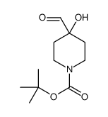 1-Boc-4-羟基-4-甲酰基-哌啶结构式