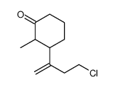 3-(4-chlorobut-1-en-2-yl)-2-methylcyclohexan-1-one Structure