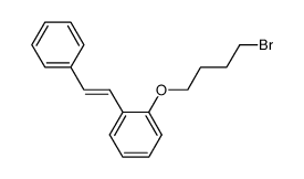 2-(4-bromobutoxy)stilbene结构式