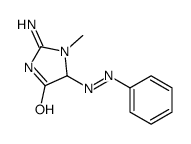 2-amino-3-methyl-4-phenyldiazenyl-4H-imidazol-5-one Structure