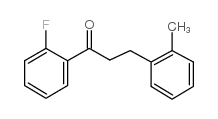 2'-FLUORO-3-(2-METHYLPHENYL)PROPIOPHENONE structure