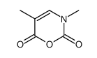 3,5-dimethyl-1,3-oxazine-2,6-dione结构式