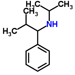 N-Isopropyl-2-methyl-1-phenyl-1-propanamine结构式