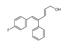 5-(4-fluorophenyl)-4-phenylpenta-2,4-dien-1-ol Structure