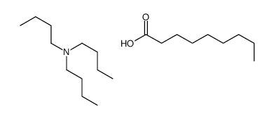 nonanoic acid, compound with tributylamine (1:1)结构式