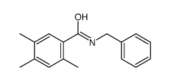 N-benzyl-2,4,5-trimethylbenzamide结构式