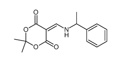 2,2-dimethyl-5-<2-(α-methylbenzyl)-2-azaethylidene>-1,3-dioxane-4,6-dione结构式