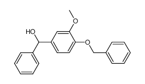 (4-(benzyloxy)-3-methoxyphenyl)(phenyl)methanol Structure