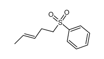 [(3-pentenyl)sulfonyl]benzene Structure