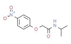 N-异丙基-2-(4-硝基苯氧基)乙酰胺结构式