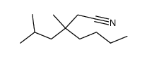 3-isobutyl-3-methyl-heptanenitrile结构式