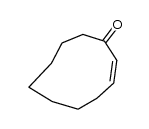 (2Z)-2-Cyclodecene-1-one Structure