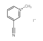 Pyridinium,3-cyano-1-methyl-, iodide (1:1) structure