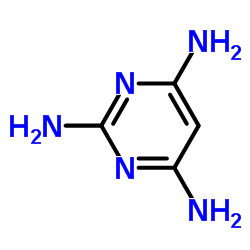 Pyrimidin-2,4,6-triamin Structure