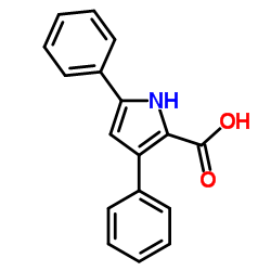 3,5-Diphenyl-1H-pyrrole-2-carboxylic acid Structure