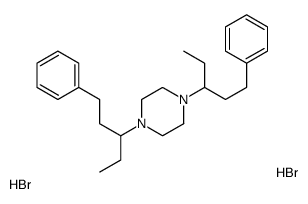 1,4-bis(1-phenylpentan-3-yl)piperazine,dihydrobromide结构式