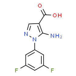 5-Amino-1-(3,5-difluorophenyl)-1H-pyrazole-4-carboxylic acid picture