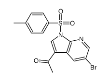 Ethanone, 1-[5-bromo-1-[(4-Methylphenyl)sulfonyl]-1H-pyrrolo[2,3-b]pyridin-3-yl]- picture