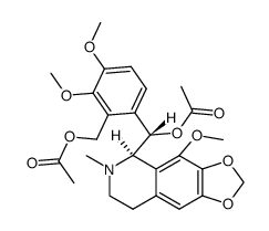 (+)-Papaveroxinoline Acetate结构式