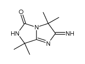 2-imino-3,3,7,7-tetramethyl-2,3,6,7-tetrahydro-imidazo[1,5-a]imidazol-5-one Structure