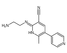 6-[(2-Aminoethyl)amino]-2-methyl-3,4'-bipyridine-5-carbonitrile结构式