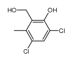 3,5-dichloro-2-hydroxy-6-methyl-benzyl alcohol结构式