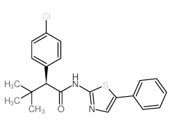 (S)-2-(4-CHLOROPHENYL)-3,3-DIMETHYL-N-(5-PHENYLTHIAZOL-2-YL)BUTANAMIDE picture