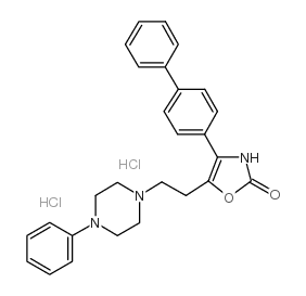 4-(1,1'-Biphenyl-4-yl)-5-(2-(4-phenyl-1-piperazinyl)ethyl)-2(3H)-oxazolone dihydrochloride picture