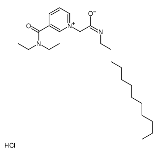 1-[2-(dodecylamino)-2-oxoethyl]-N,N-diethylpyridin-1-ium-3-carboxamide,chloride结构式