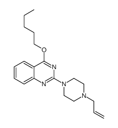 2-(4-allyl-1-piperazinyl)-4-pentyloxyquinazoline picture