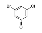 3-Bromo-5-chloropyridine 1-oxide Structure