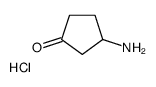 3-Aminocyclopentanone hydrochloride structure