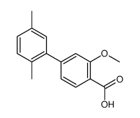 4-(2,5-dimethylphenyl)-2-methoxybenzoic acid Structure