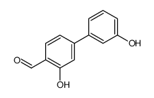 2-hydroxy-4-(3-hydroxyphenyl)benzaldehyde结构式