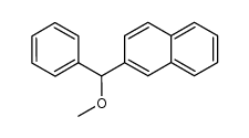 α-(methoxy)-α-(phenyl)-2-methylnaphthalene结构式