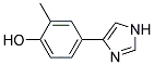 4-(1H-IMIDAZOL-4-YL)-2-METHYL-PHENOL Structure