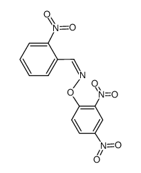 O-(2.4-dinitro-phenyl)-2-nitro-benz-anti-aldoxime Structure