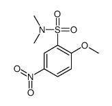 2-methoxy-N,N-dimethyl-5-nitrobenzenesulfonamide结构式