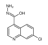 Cinchoninic acid, 7-chloro-, hydrazide (8CI)结构式