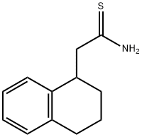 2-(1,2,3,4-四氢萘-1-基)乙烷硫代酰胺结构式